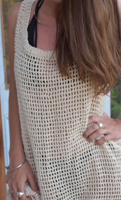 Vestido Selva Midi | Tejido Puro hilo de Algodón