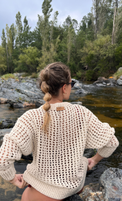 Sweater Lime | Tejido Puro hilo de Algodón en internet