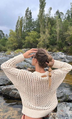 Sweater Lime | Tejido Puro hilo de Algodón UNISEX - Nacra shop