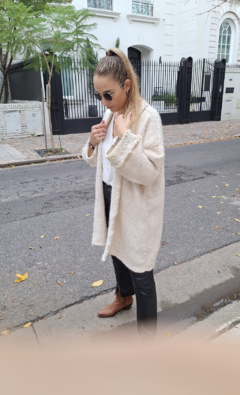 Saco OSLO oversize | Tapado lana de llama en telar en internet