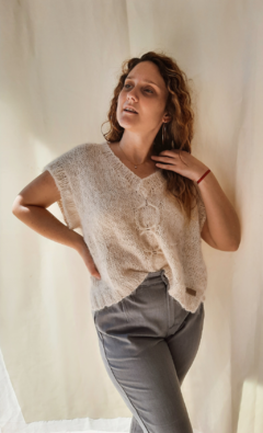 Chaleco Paris | Tejido Puro lana de llama - Nacra shop
