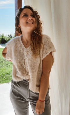 Chaleco Paris | Tejido Puro lana de llama - tienda online