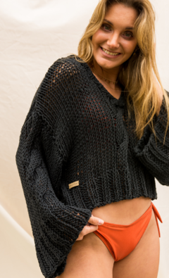 Crop Sweater Toscana | Lana de Algodon puro