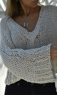 Imagen de Crop Sweater Toscana | Lana de Algodon puro