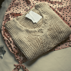 Crop Sweater Toscana | Lana de Algodon puro - comprar online