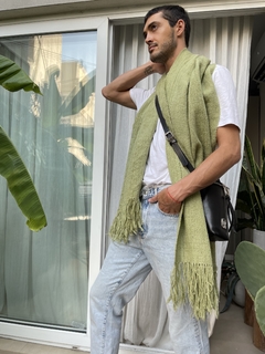 Chal Carola XXL | Verde Unisex 100% lana de oveja - comprar online