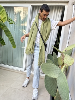 Chal Carola XXL | Verde Unisex 100% lana de oveja en internet