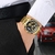 Relógio Masculino Nibosi 2309-1 Prata e Dourado Casual Quartzo Em Inoxidável - comprar online