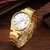 Relógio Wwoor 8833 Casual Dourado e Branco Quartzo Aço Inoxidável - ANNA GEUSE