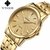 Relógio Wwoor 8028 Dourado Casual De Luxo Quartzo Aprova D’água