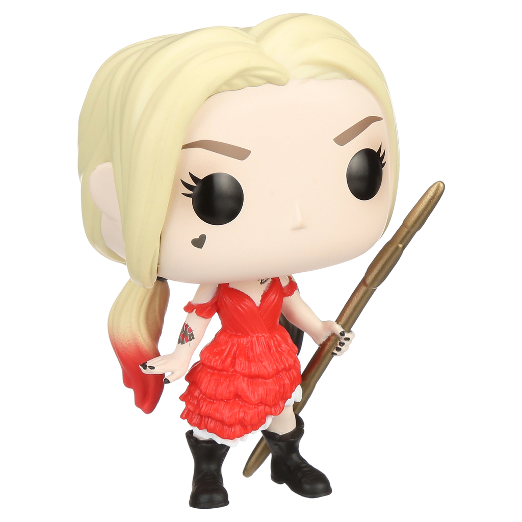 Funko Pop! Arlequina Harley Quinn (Damaged Dress): O Esquadrão