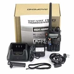 Imagen de Handy Baofeng Uv5rasil 5w Uhf Vhf Bibanda Manos Libres