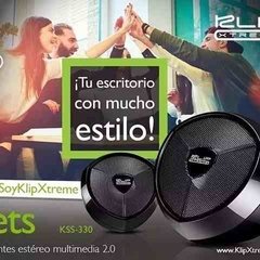 Parlantes Pc Stereo Klip Xtreme Jets Usb Kss-330 5w 2.0 - dotPix Store