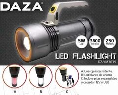 Linterna De Led Recargable 5w 3800 Lumens 250 Metros Baliza - dotPix Store