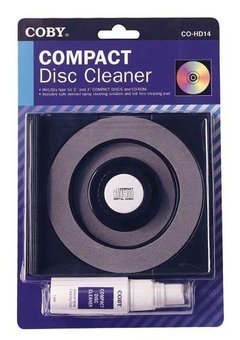 Limpiador Cd/dvd Coby Co-hd14 Disco Rayado Óptico Compact