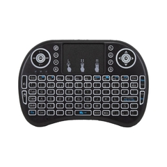 Mini Teclado inalambrico Tv Smart Touchpad Retroiluminado a pilas