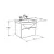 Vanitory Ferrum Avignon 50 cm. Blanco 1 Pta - comprar online
