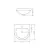 Vanitory Ferrum Avignon 50 cm. Blanco 2 Ptas | 1 Cajón - Materiales Lanús