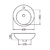 Lavatorio Tori Redonda Ø 400 mm - 1 Agujero - comprar online