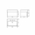 Vanitory Ferrum Trento 60 cm. Blanco - comprar online