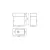 Vanitory Ferrum Toilette Grande 45 cm. Wengue 1 Pta - comprar online