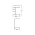 Vanitory Ferrum Cadria 60 cm. Blanco 1 Pta | 3 Cajones - comprar online