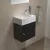 Vanitory Ferrum Toilette 40 cm. Negro 1 Pta - comprar online