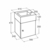 Vanitory Ferrum Toilette 40 cm. Wengue 1 Pta - comprar online