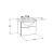 Vanitory Ferrum Venecia 48 cm. Blanco 1 Puerta - comprar online