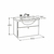 Vanitory Ferrum Venecia 64 cm. Blanco 1 Puerta en internet