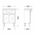 Vanitory Ferrum Venecia 64 Cm Wengue 2 Puertas