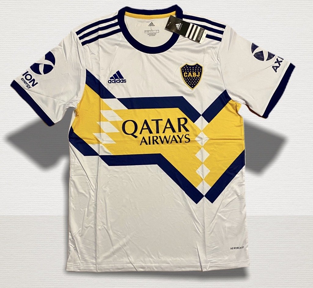 camiseta boca suplente