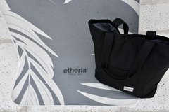 Kit Bolso Negro + Lona Gris/Hojas - comprar online