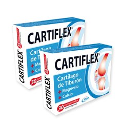 CARTIFLEX (Cartilago de Tiburon, Calcio y Magnesio) x 60 comprimidos (2 unidades)