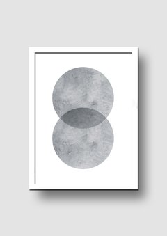 Cuadro Círculos Grey - Memorabilia