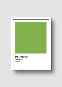 Cuadro Pantone Greenery Color del año 2017 - Memorabilia