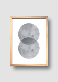 Cuadro Círculos Grey - comprar online