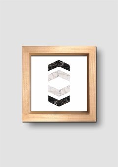 Cuadro Flechas Mármol Blanco - tienda online