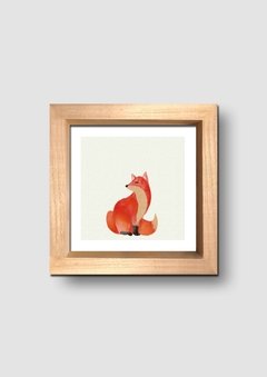 Cuadro Acuarela Zorro - tienda online