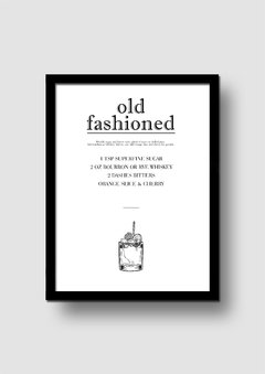 Cuadro Trago Old Fashioned en internet