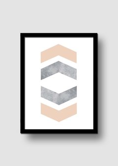 Cuadro Flechas Mármol Grey Pink en internet