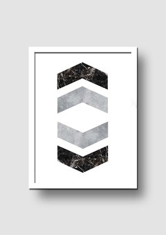 Cuadro Flechas Mármol Grey - Memorabilia