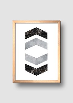 Cuadro Flechas Mármol Grey en internet