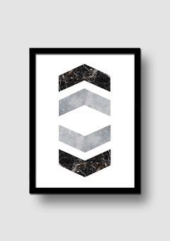 Cuadro Flechas Mármol Grey en internet