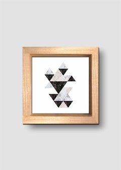 Cuadro Rombos Mármol Origami - tienda online