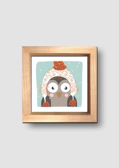 Cuadro Búho en Invierno - tienda online