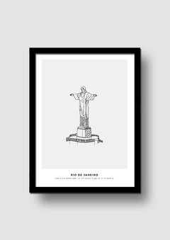 Cuadro Ilustración Ícono Río de Janeiro en internet
