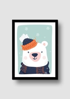 Cuadro Oso Polar en Invierno en internet