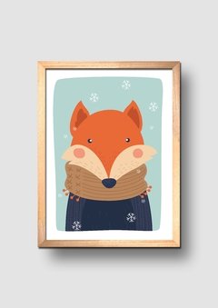 Cuadro Zorro en Invierno - comprar online