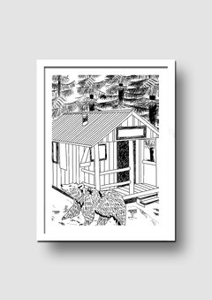 Cuadro Oso Serie Montaña 2 - Memorabilia